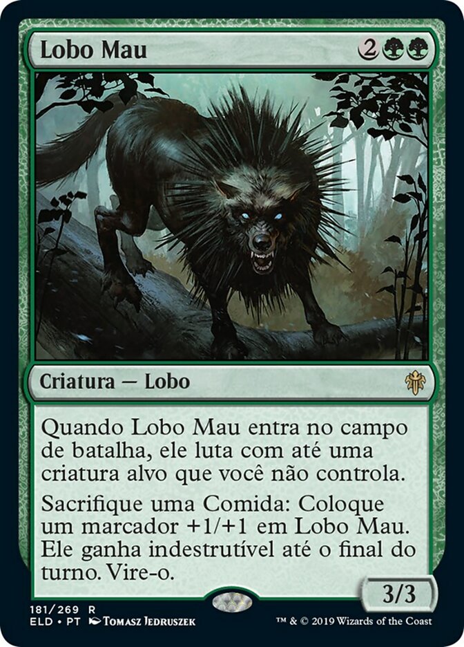 Lobo Mau / Wicked Wolf - Magic: The Gathering - MoxLand