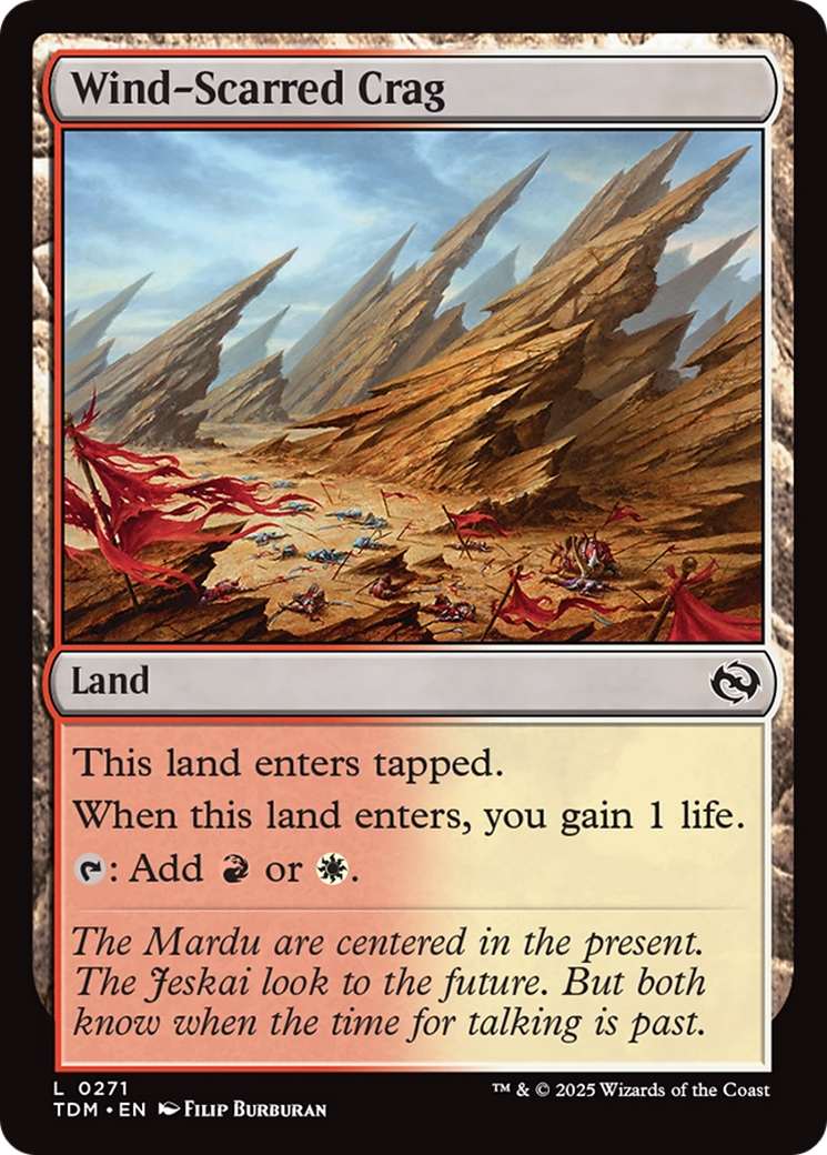 Penhasco Marcado pelo Vento / Wind-Scarred Crag - Magic: The Gathering - MoxLand