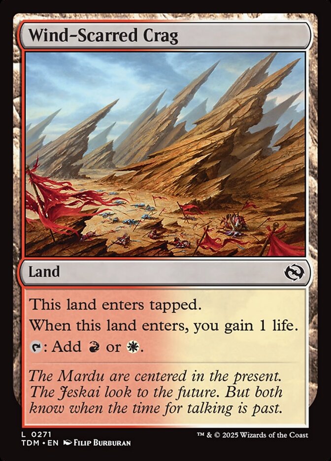Penhasco Marcado pelo Vento / Wind-Scarred Crag - Magic: The Gathering - MoxLand