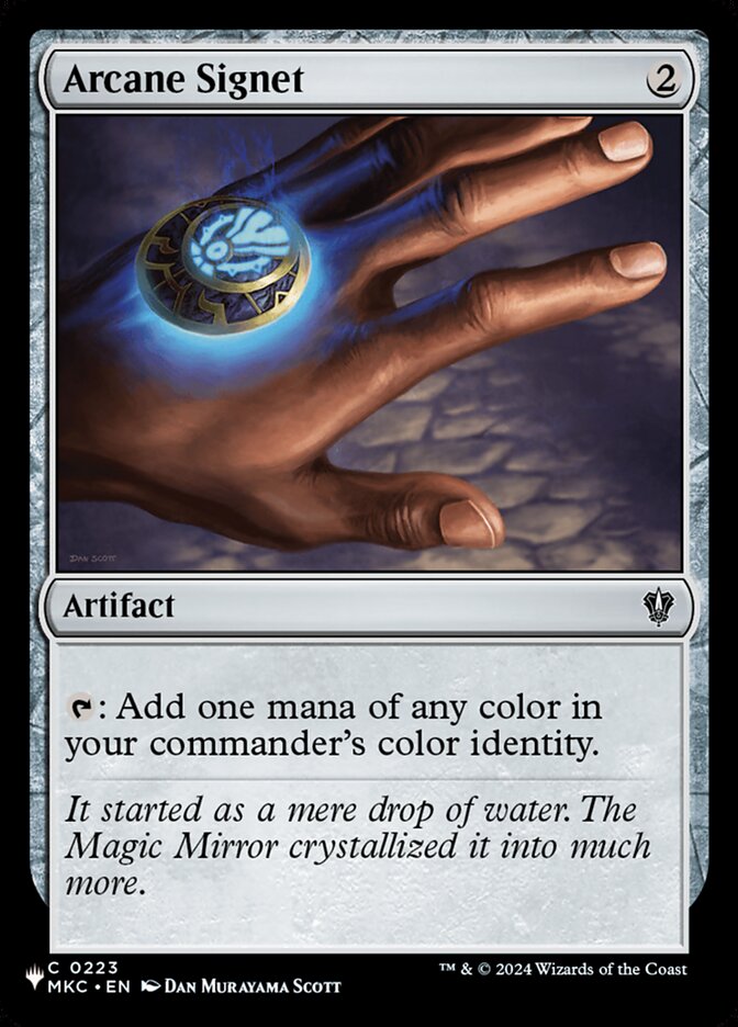 Sinete Arcano / Arcane Signet - Magic: The Gathering - MoxLand