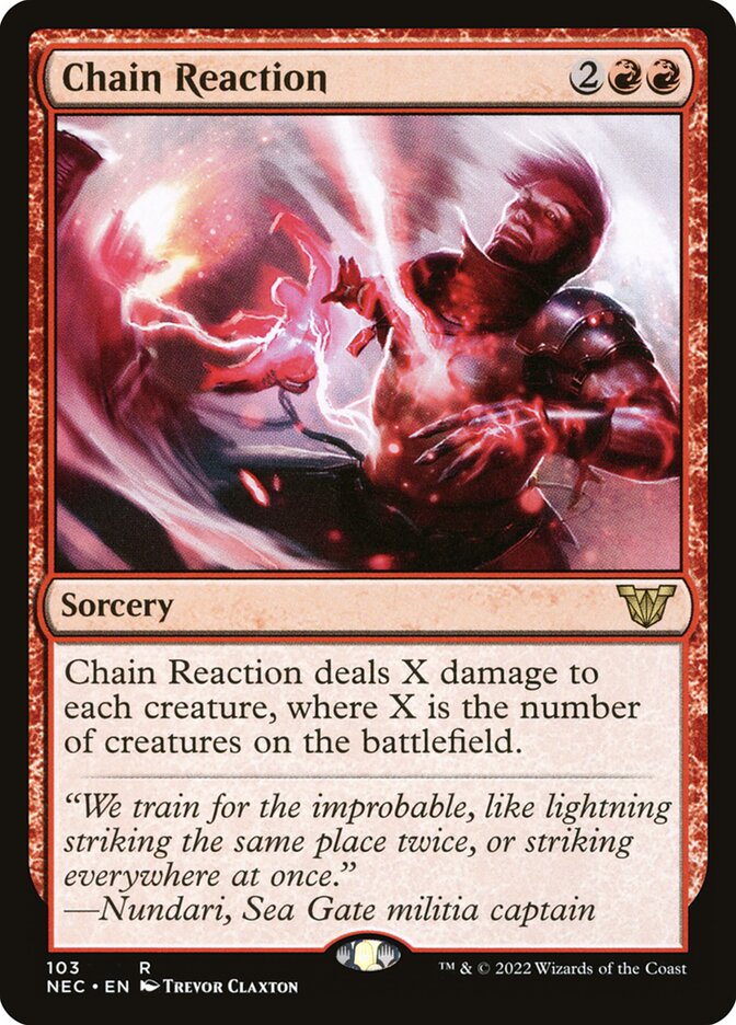 Reação em Cadeia / Chain Reaction - Magic: The Gathering - MoxLand