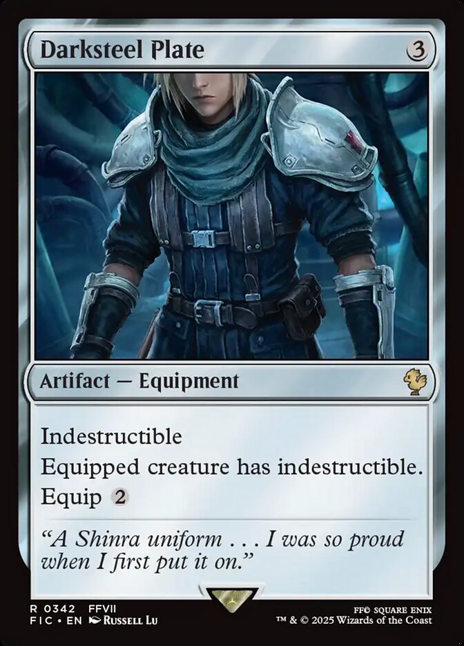 Couraça de Aço Negro / Darksteel Plate - Magic: The Gathering - MoxLand