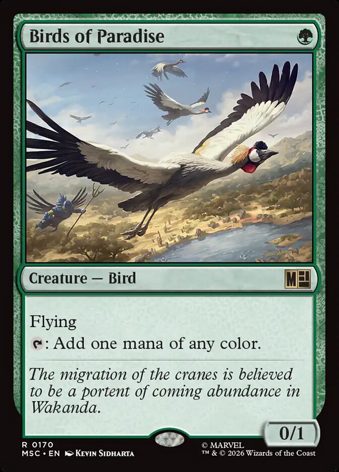 Aves do Paraíso / Birds of Paradise - Magic: The Gathering - MoxLand