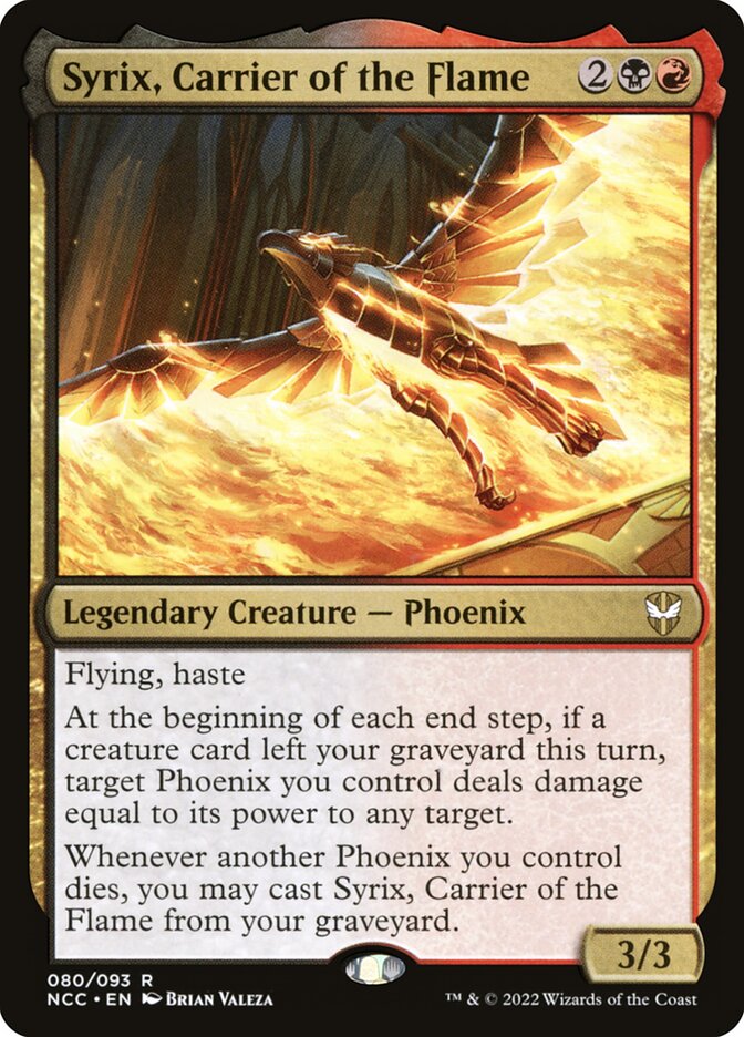 Syrix, Portadora da Chama / Syrix, Carrier of the Flame - Magic: The Gathering - MoxLand