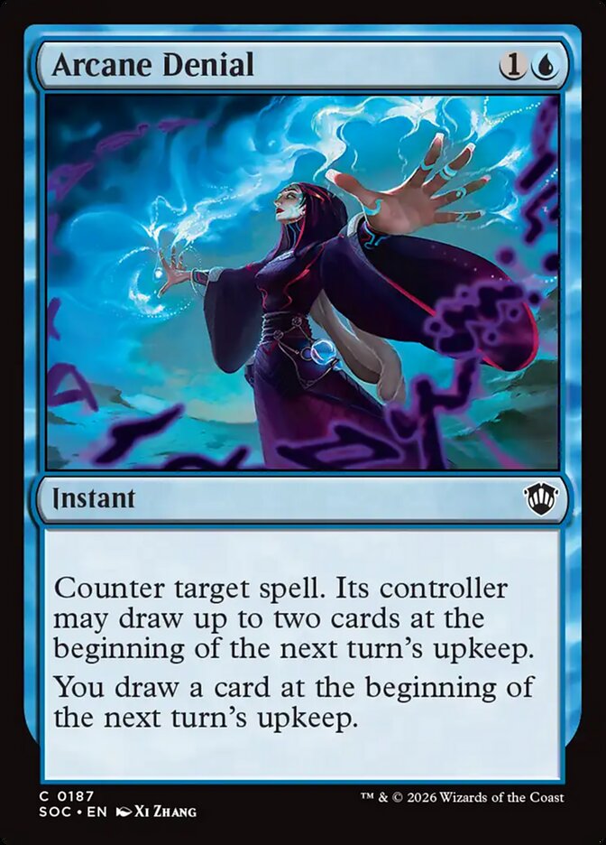 Contradição Arcana / Arcane Denial - Magic: The Gathering - MoxLand