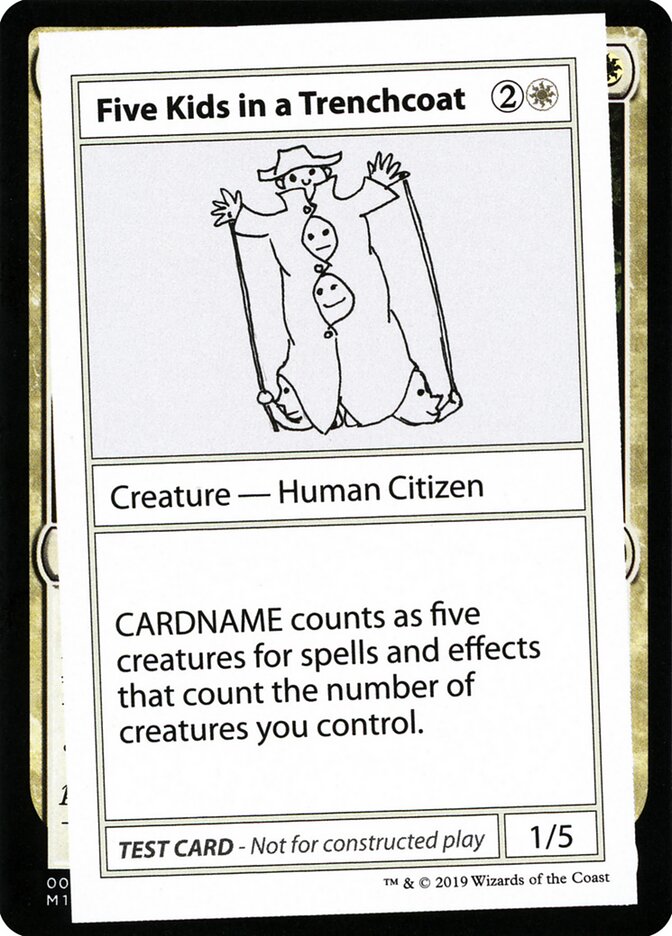 Five Kids in a Trenchcoat - Magic: The Gathering - MoxLand