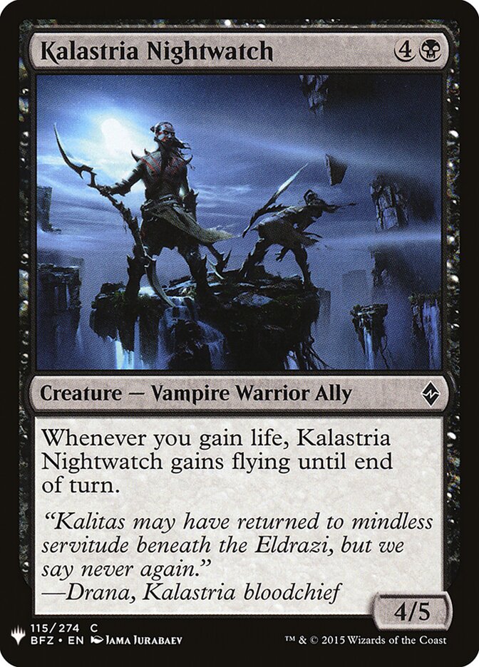 Vigias Noturnos Kalastria / Kalastria Nightwatch - Magic: The Gathering - MoxLand