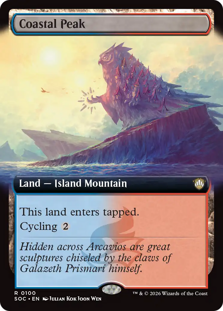 Coastal Peak - Magic: The Gathering - MoxLand