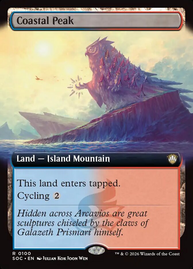 Coastal Peak - Magic: The Gathering - MoxLand