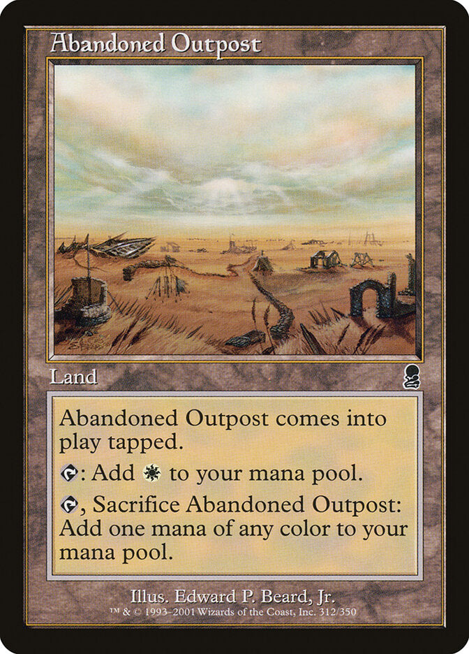 Posto Avançado Abandonado / Abandoned Outpost - Magic: The Gathering - MoxLand