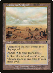 Posto Avançado Abandonado / Abandoned Outpost - Magic: The Gathering - MoxLand