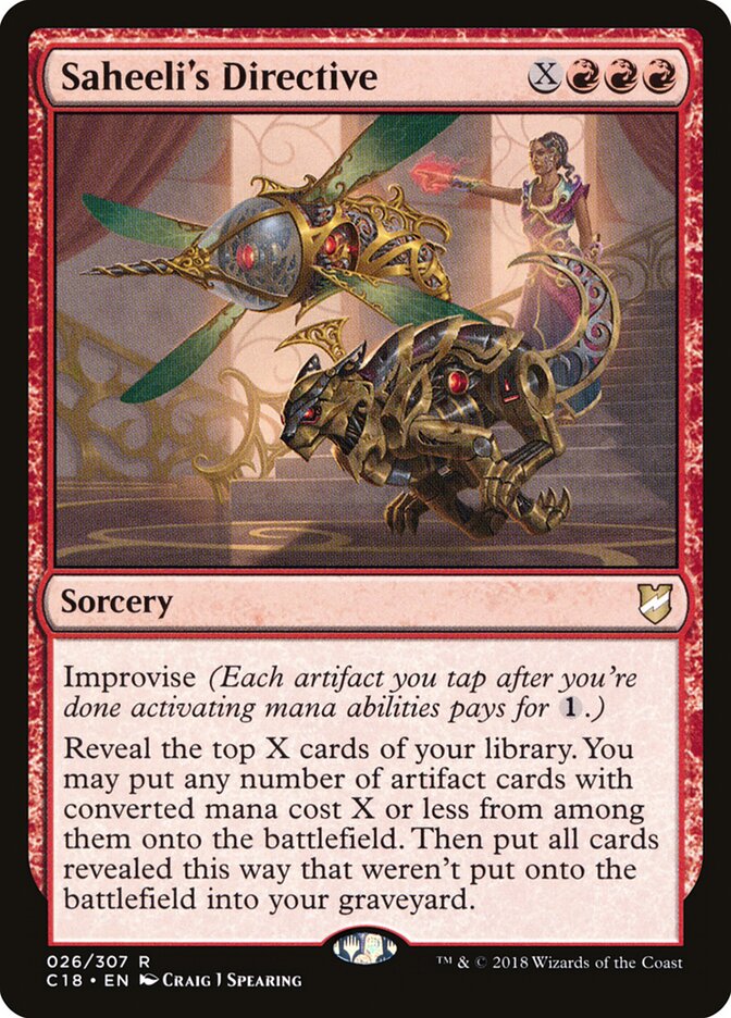 Diretriz de Saheeli / Saheeli's Directive - Magic: The Gathering - MoxLand