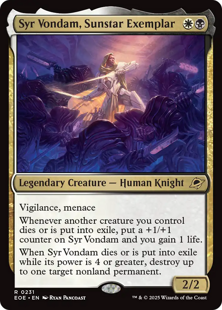Syr Vondam, Exemplar Helioestrela / Syr Vondam, Sunstar Exemplar - Magic: The Gathering - MoxLand