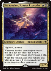 Syr Vondam, Exemplar Helioestrela / Syr Vondam, Sunstar Exemplar - Magic: The Gathering - MoxLand