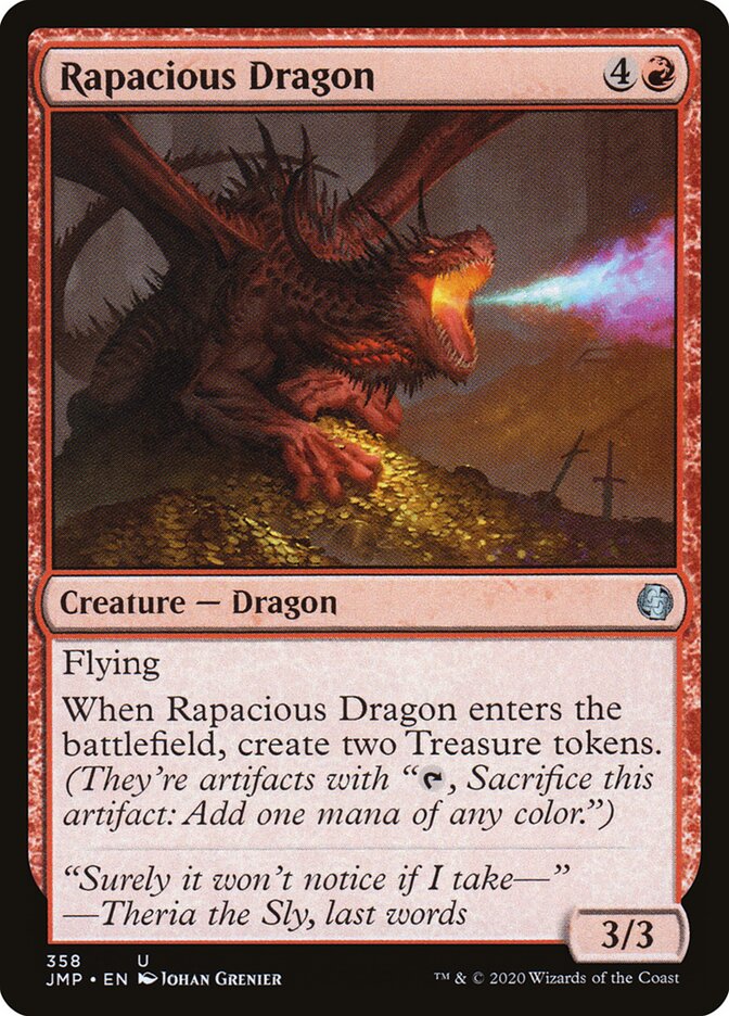 Dragão Edaz / Rapacious Dragon - Magic: The Gathering - MoxLand