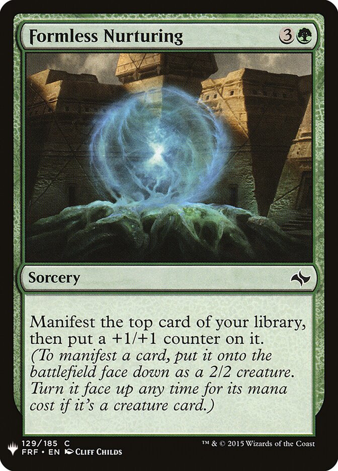 Nutrição Desforme / Formless Nurturing - Magic: The Gathering - MoxLand