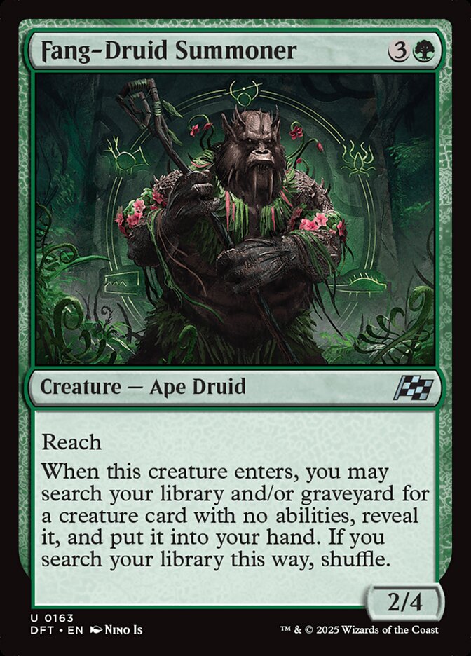 Invocador Druida da Presa / Fang-Druid Summoner - Magic: The Gathering - MoxLand