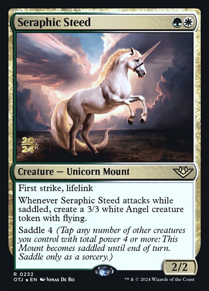 Corcel Seráfico / Seraphic Steed - Magic: The Gathering - MoxLand