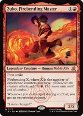 Zuko, Mestre da Dobra de Fogo / Zuko, Firebending Master - Magic: The Gathering - MoxLand