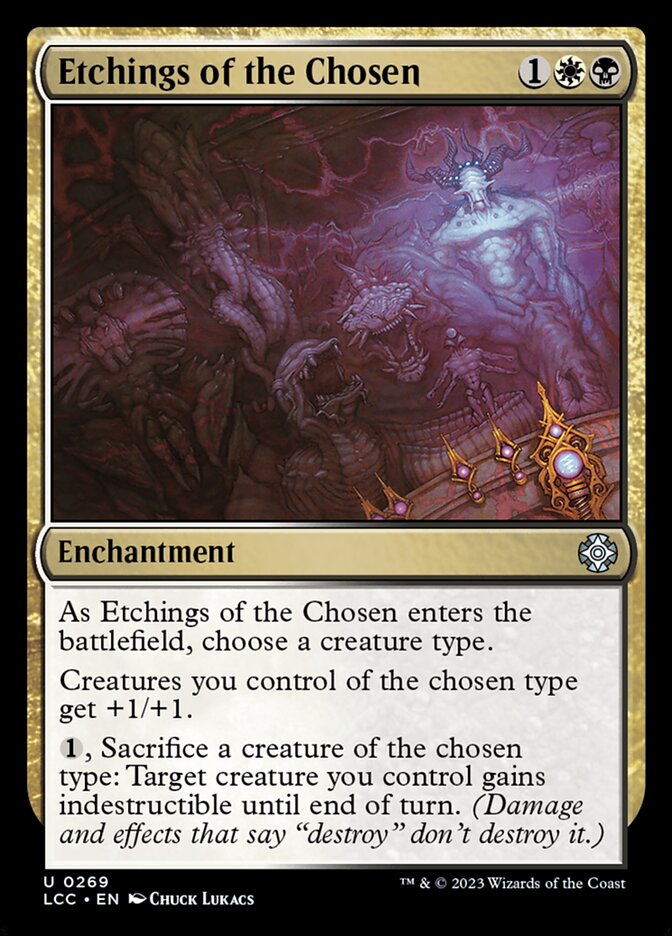 Entalhes dos Escolhidos / Etchings of the Chosen - Magic: The Gathering - MoxLand