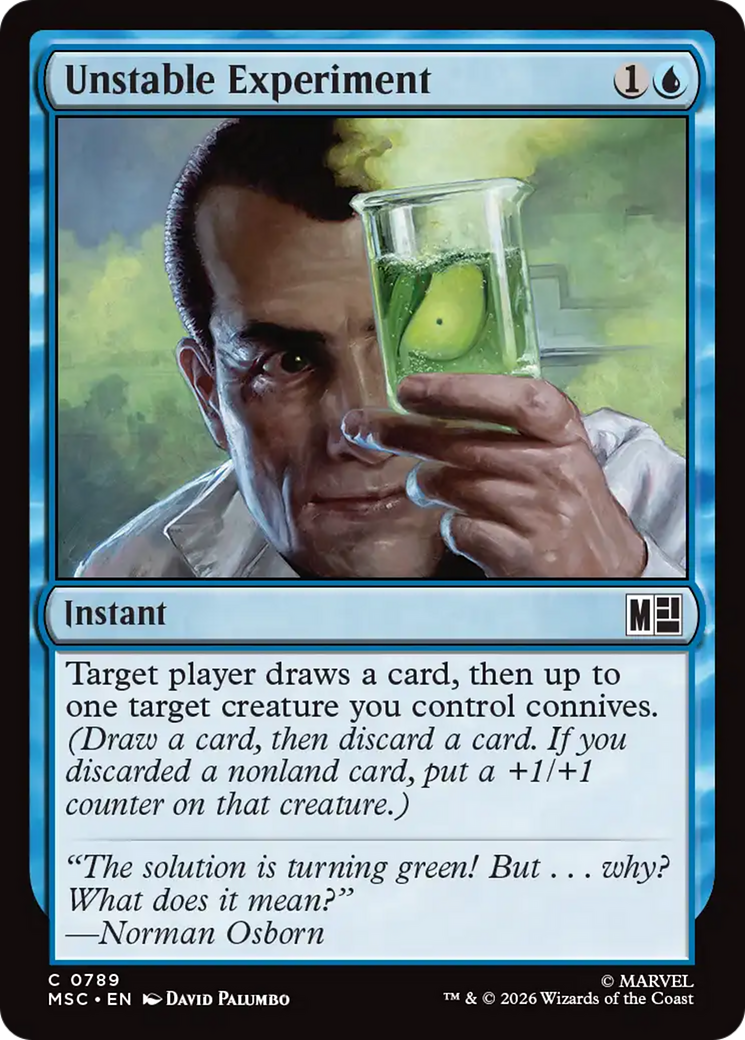 Unstable Experiment - Magic: The Gathering - MoxLand
