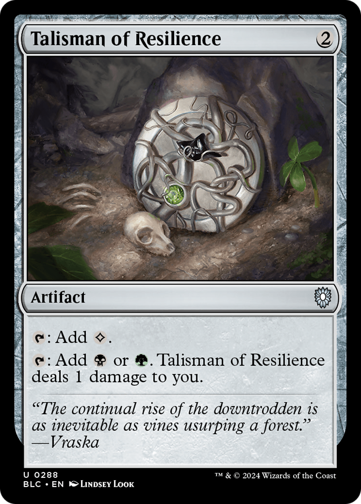 Talismã da Resiliência / Talisman of Resilience - Magic: The Gathering - MoxLand