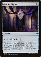 Sinete Orzhov / Orzhov Signet - Magic: The Gathering - MoxLand