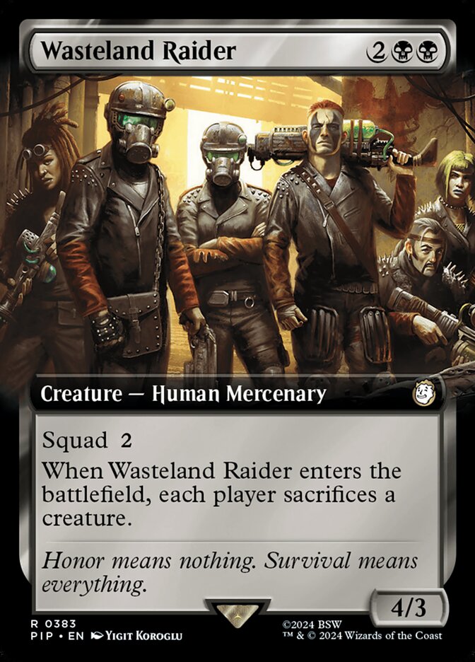 Wasteland Raider - Magic: The Gathering - MoxLand