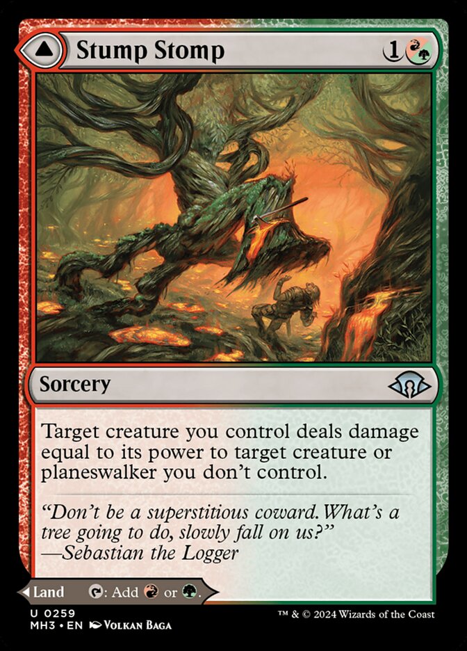 Calca-toco / Stump Stomp - Magic: The Gathering - MoxLand