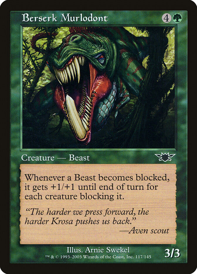 Murlodonte Enfurecido / Berserk Murlodont - Magic: The Gathering - MoxLand