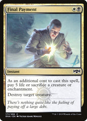 Pagamento Final / Final Payment - Magic: The Gathering - MoxLand