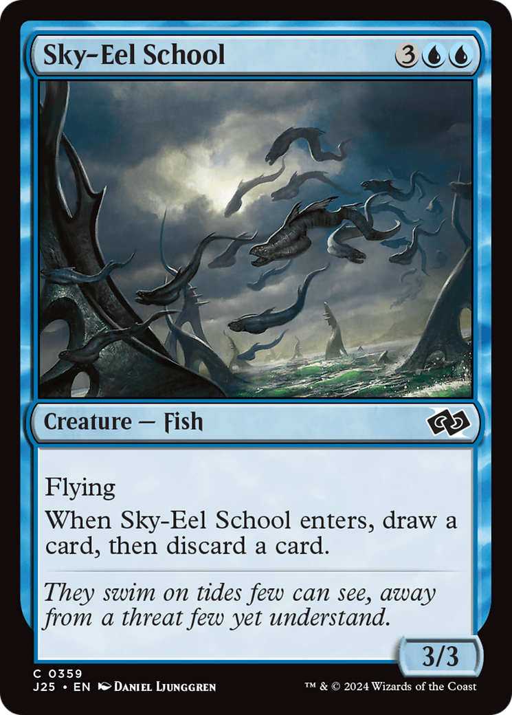 Cardume de Enguias Aéreas / Sky-Eel School - Magic: The Gathering - MoxLand