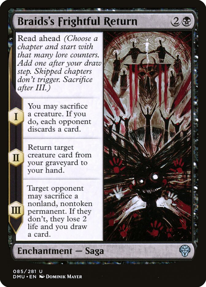 O Assustador Retorno de Braids / Braids's Frightful Return - Magic: The Gathering - MoxLand