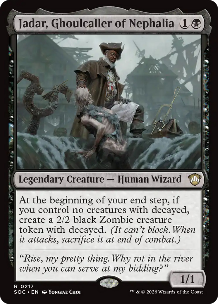 Jadar, Invocador de Carniçais de Nefália / Jadar, Ghoulcaller of Nephalia - Magic: The Gathering - MoxLand