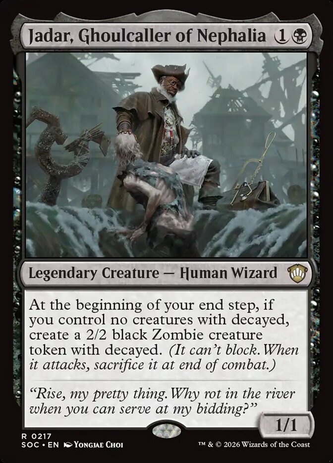 Jadar, Invocador de Carniçais de Nefália / Jadar, Ghoulcaller of Nephalia - Magic: The Gathering - MoxLand