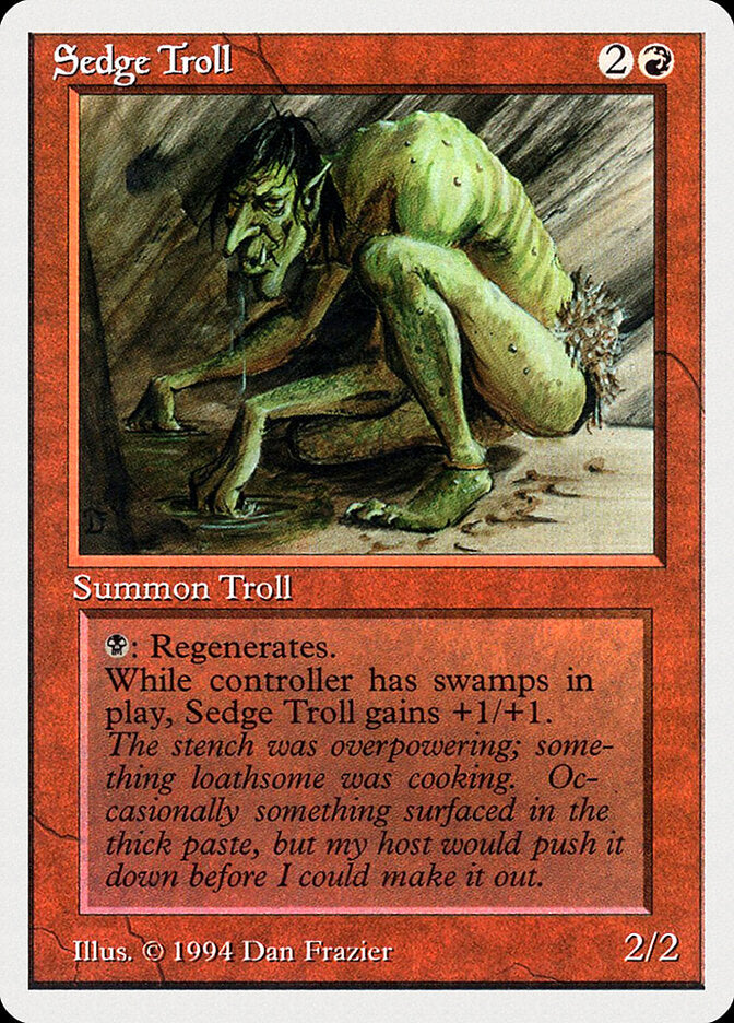 Sedge Troll - Magic: The Gathering - MoxLand