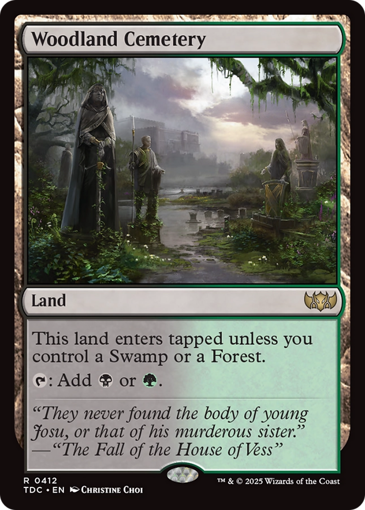 Cemitério da Floresta / Woodland Cemetery - Magic: The Gathering - MoxLand
