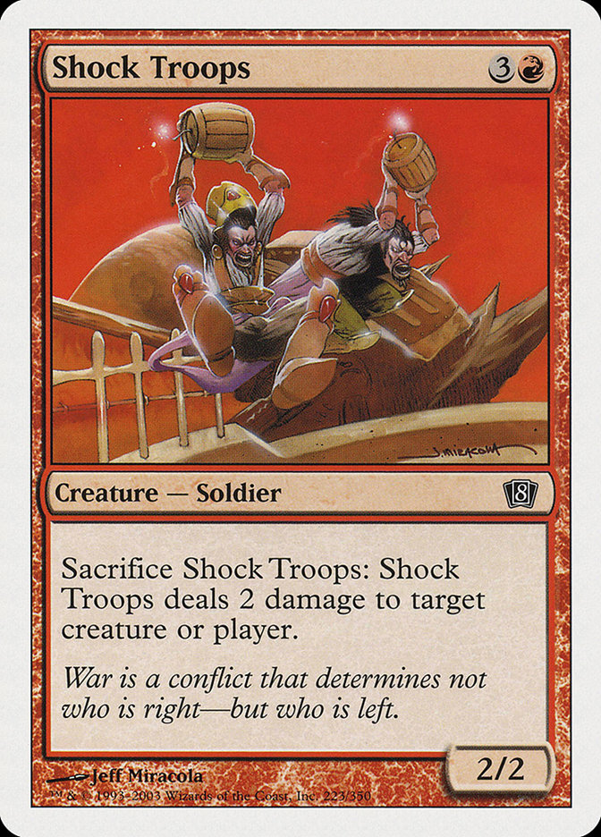 Tropas de Choque / Shock Troops - Magic: The Gathering - MoxLand