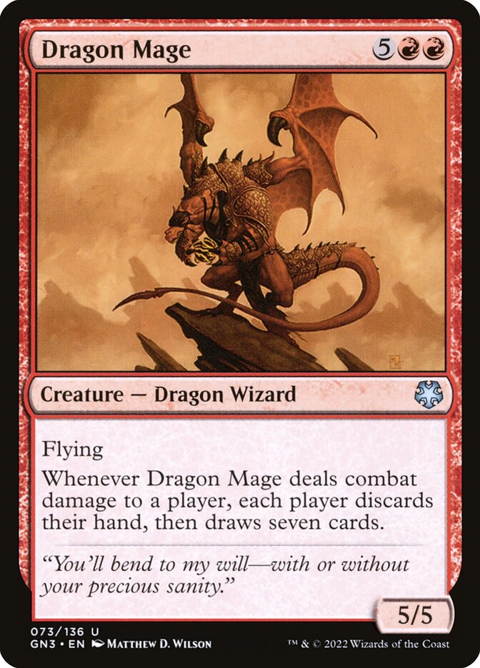 Dragão Mago / Dragon Mage - Magic: The Gathering - MoxLand