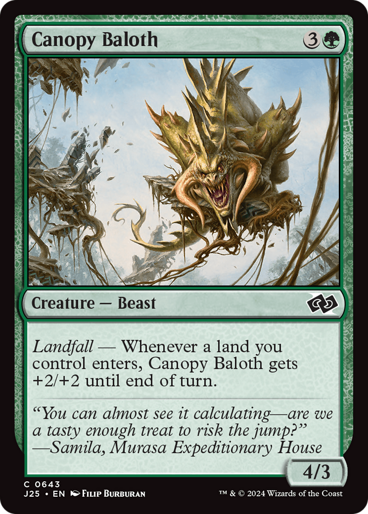 Baloth do Dossel / Canopy Baloth - Magic: The Gathering - MoxLand