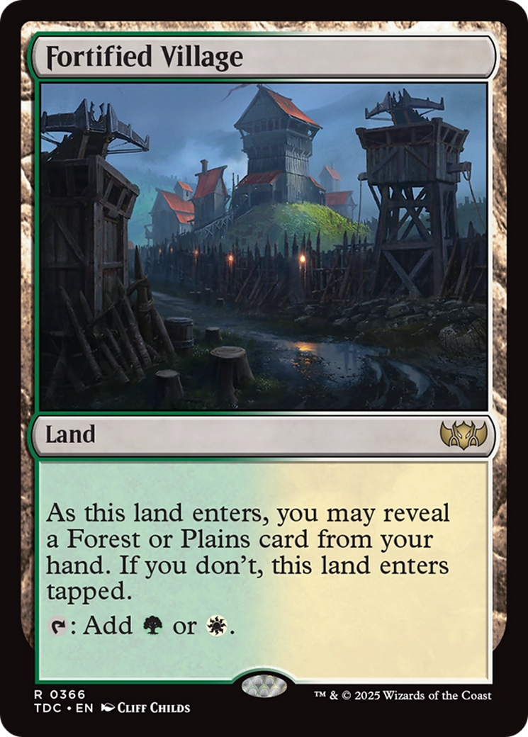 Aldeia Fortificada / Fortified Village - Magic: The Gathering - MoxLand