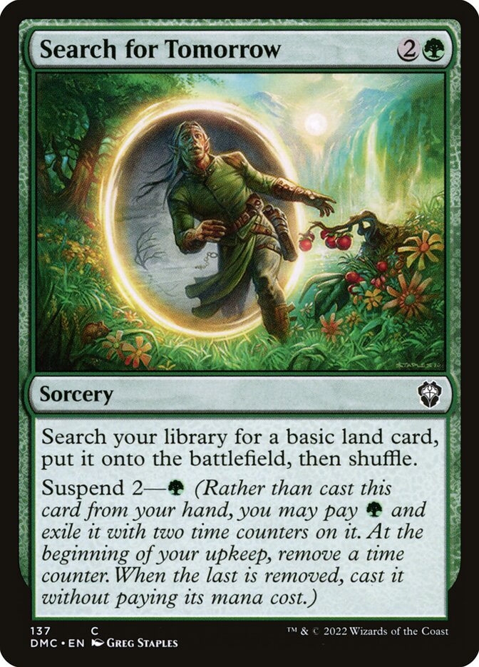 Buscar pelo Amanhã / Search for Tomorrow - Magic: The Gathering - MoxLand