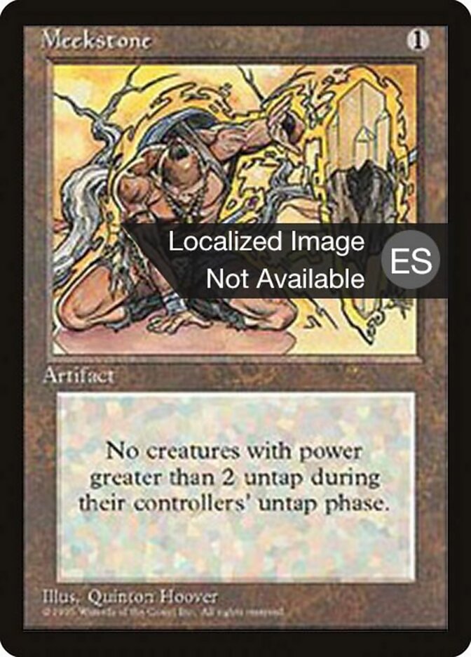 Pedra da Submissão / Meekstone - Magic: The Gathering - MoxLand