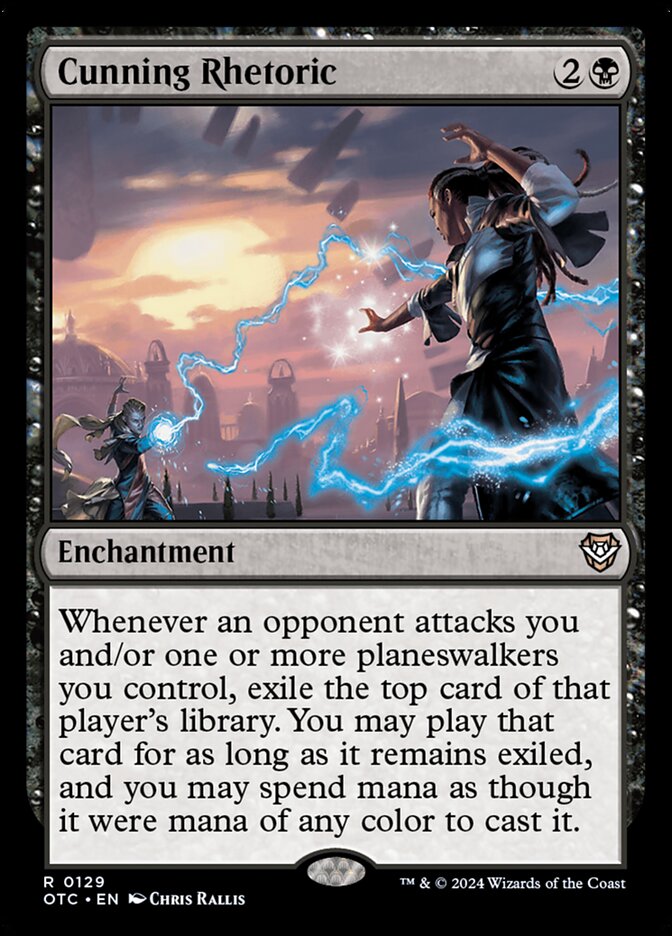 Retórica Sagaz / Cunning Rhetoric - Magic: The Gathering - MoxLand