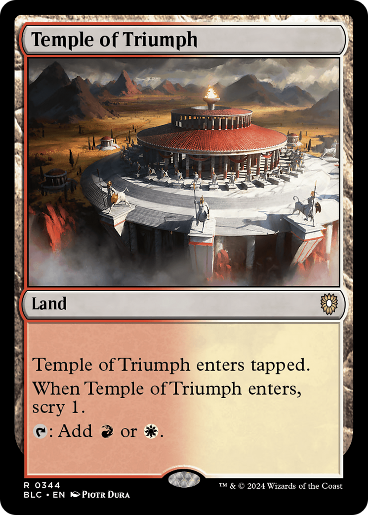 Templo do Triunfo / Temple of Triumph - Magic: The Gathering - MoxLand
