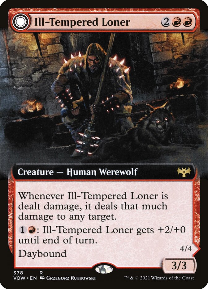 Solitário Mal-humorado / Ill-Tempered Loner - Magic: The Gathering - MoxLand
