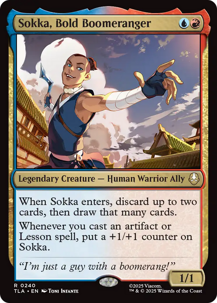 Sokka, Bumeranguista Ousado / Sokka, Bold Boomeranger - Magic: The Gathering - MoxLand