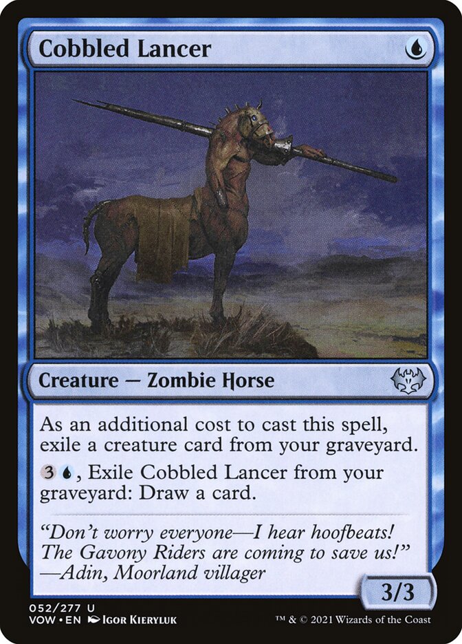 Lanceiro Remendado / Cobbled Lancer - Magic: The Gathering - MoxLand