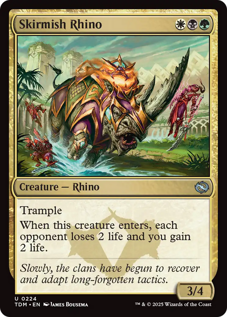 Rinoceronte Escaramuçador / Skirmish Rhino - Magic: The Gathering - MoxLand