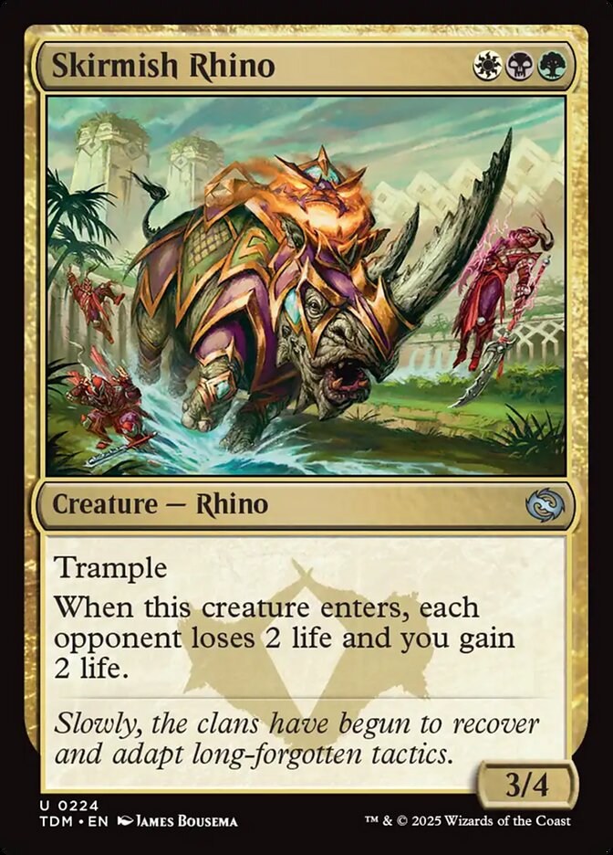 Rinoceronte Escaramuçador / Skirmish Rhino - Magic: The Gathering - MoxLand